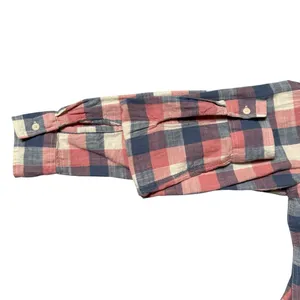 American Eagle Outfitters Plaid Shirt - Red,Pink,Blue, Cream 100%Cotton Sise M thumbnail 6