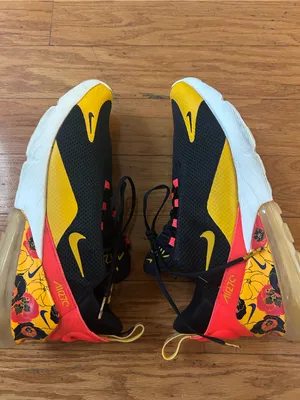 Limited Edition Nike women Air Max 270 Crimson floral black size 11 thumbnail 7