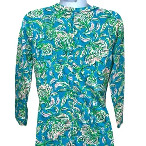 Lilly Pulitzer Tessa Dress‎ 3/4 Sleeve Resort Travel Coastal Vacation XXS thumbnail 6