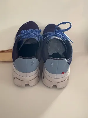 On Cloud Cloudmonster Running Shoes Navy Blue Light Blue Size 7.5 thumbnail 5