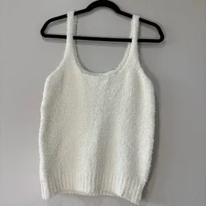 Skims‎ Sherpa Knit Tank Top 2X/3X Bone Ivory Cozy Soft NWOT Stretch Sleeveless thumbnail 6
