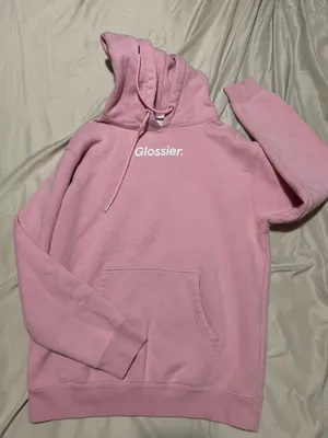Glossier Hoodie Pink Size L thumbnail 4