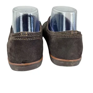 Grasshoppers Brown Suede & Mesh Slip On Zip Up‎ Comfort Flat Shoes Women's 8W thumbnail 3