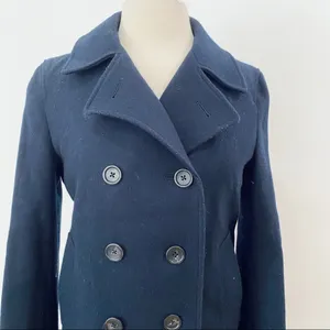 NWOT Muji Peacoat Blue thumbnail 6