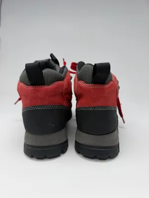 Candie’s Vintage Women’s Size 8.5 Red Leather Hiking Boots Chunky Lug Sole Y2K thumbnail 6