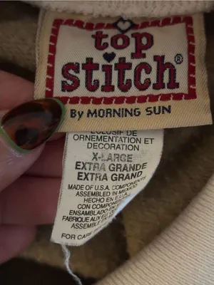 Vintage 90s Top Stitch by Morning Sun Granny Angel Sweater thumbnail 3