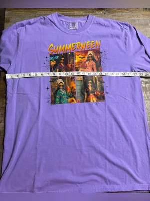 Comfort Colors Violet 'Summerween' Graphic Short Sleeve Tee thumbnail 5