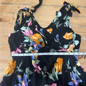 Lulus Beloved Bae Black Floral Print Tie-Strap Tiered Maxi Dress thumbnail 8