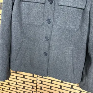 American Eagle Outfitters Gray Wool Blend‎ Coat Size Large thumbnail 4