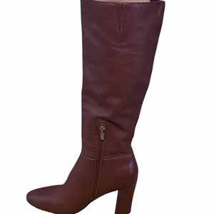 Marc Fisher Tall Over-the-Knee Leather Boot - Burgundy thumbnail 4