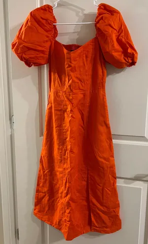 Banana Republic Orange Dress New thumbnail 1