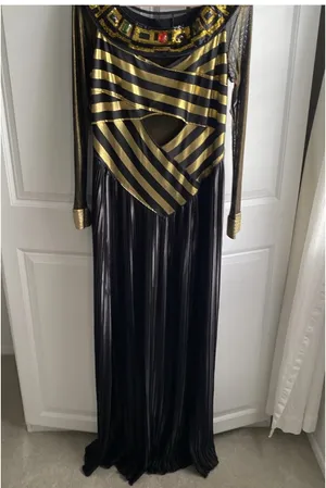 Leg Avenue Plus 1X 2X Queen Of Nile Halloween Costume Cleopatra Egyptian 2 Pc thumbnail 2
