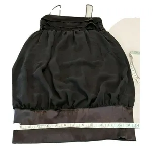 Women's Zara Black X-Small Cocktail Party Mini Dress D20 thumbnail 7