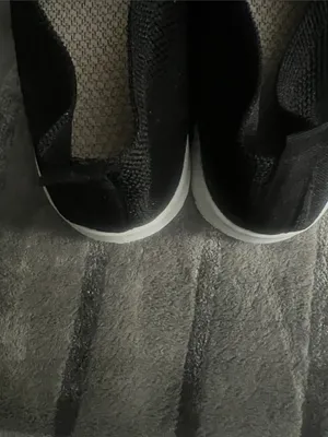 Comfort Knit Slip-On Women’s Sneakers - Black thumbnail 3