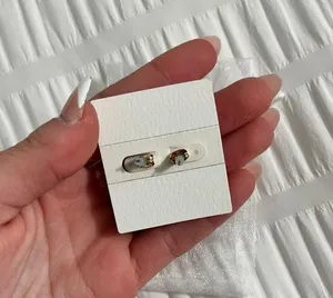 Gold Heart Earrings thumbnail 3