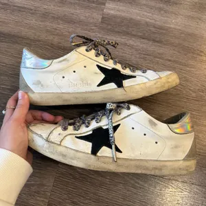 Golden Goose Superstar Mirror Heel with Black Star and Cheetah Laces thumbnail 2