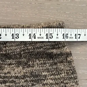 NWT PrettyLittleThing Tall Brown Knitted Mini‎ Skirt Sz 10T Wool Preppy thumbnail 2