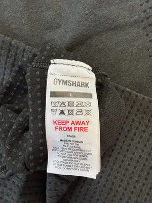 Gymshark Black Seamless High-Waist Leggings with Subtle Logo thumbnail 4