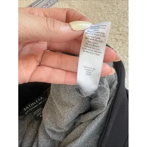 Athleta Brooklyn Textured Lined Jogger Size 4 Black Camo Travel Pants thumbnail 10