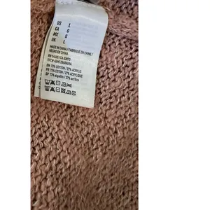 American Eagle Sleeveless Sweater Tank Pink Strappy Back Boho Hippie Size Large thumbnail 2