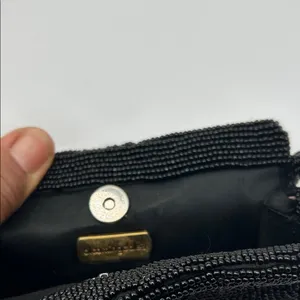 Bloomingdale's Elegant Black Beaded Wristlet thumbnail 6