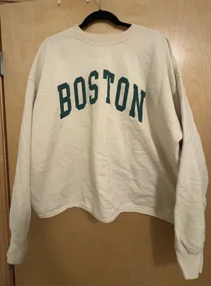 Brandy Melville Sweatshirt John Galt Crewneck Boston Oversized thumbnail 1