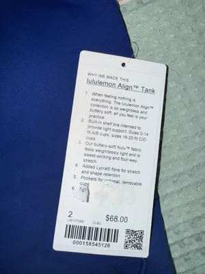 NWT Lululemon Align Tank size 2‎ thumbnail 3