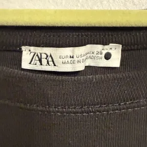 Zara Black Cap Sleeve Muscle Tee Top Sz M thumbnail 5