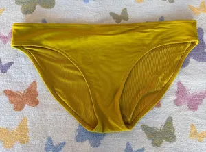Aerie | Mustard Yellow Bikini Bottom | XL thumbnail 1