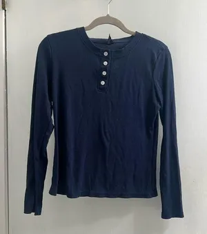 Dazy navy blue long sleeve size medium thumbnail 1