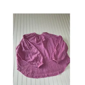 Free People Maddison Orchid Eyelet Oversized Balloon Sleeve Blouse XS thumbnail 6