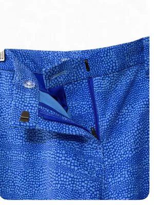 Nike Golf Women’s Dri-Fit Blue Geometric Print Shorts Size 2 thumbnail 10