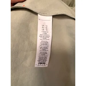 NWT ASOS‎ DESIGN Womens Sage Green Maxi Dress Sleeveless US 10 Casual thumbnail 6
