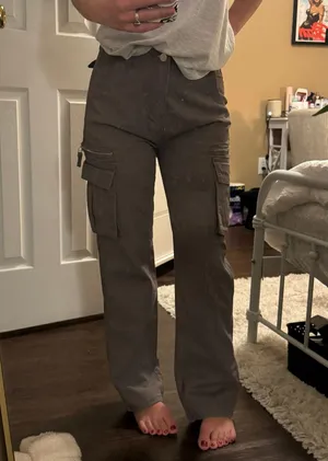 Cargo Pants Gray Size 26 thumbnail 1