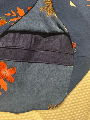Women’s Navy Floral Tank Dress thumbnail 2