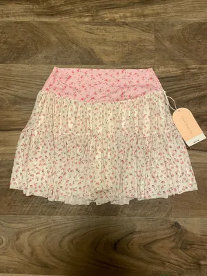 NWT! Popflex Target X Blogilates Women's Ballerina Skort Skirt Pink Size Medium thumbnail 2