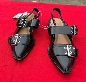 Nwt Size‎ 6.5 Peyton Double Buckle black Slingback Flats by wild fable thumbnail 1