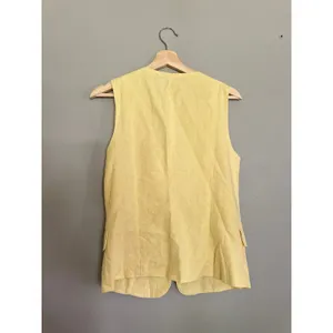PETAL + PUP Meara Tie Front Vest Top Yellow Size Medium thumbnail 6