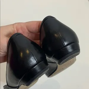Jimmy Choo Black Leather Pointed Toe Lattice Cutout Flats Size 35 Made in Italy thumbnail 10