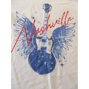 Rebellious One Juniors’ Nashville Graphic T‑Shirt Gray XS NWOT Country Music Tee thumbnail 4