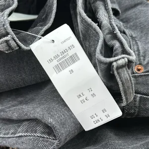 ABERCROMBIE & FITCH 70s vintage flare Curve Love High Rise Jean denim black 6/28 thumbnail 2