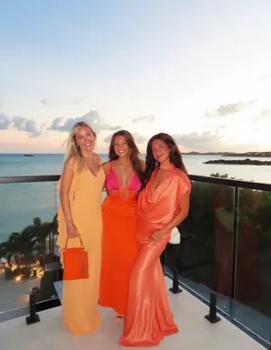 Lovers + Friends Sorbet Maxi Dress Orange Pink thumbnail 4