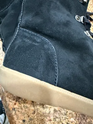 American Eagle 100% Genuine Cow Suede Black Sneaker Boots Sherpa Lined Size 9 thumbnail 16