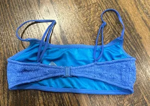 Triangl Swimwear Mica Balearic Bikini Top in Blue thumbnail 4