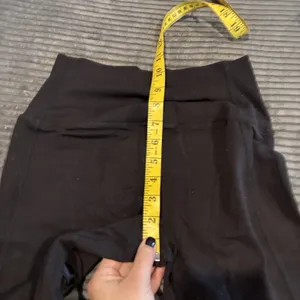 Alo Yoga Moto Leggings High Waisted Black Glossy Patent Ribbed Yoga Pants Small thumbnail 8