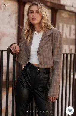 12th Tribe cropped blazer thumbnail 1