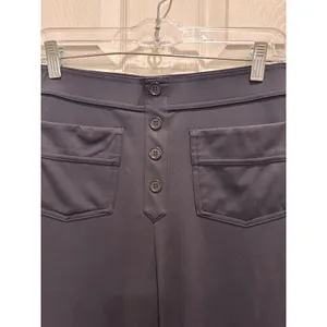 Halara Women's Day‎ Stretch High Waisted Pants Sz L Petite Black Pockets Stretch thumbnail 4