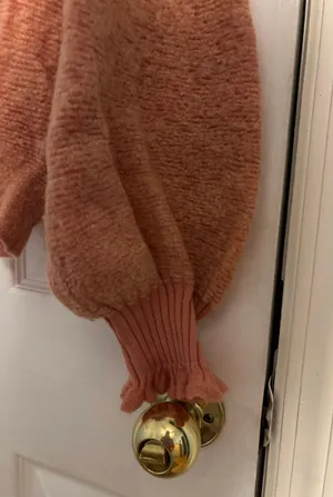 Free People Pink High Neck  Sweater thumbnail 2