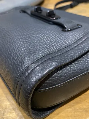 Coach Black Pebbled Leather Convertible Crossbody thumbnail 5