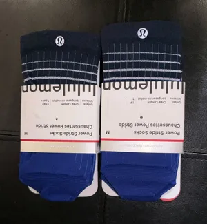 NEW lululemon Power Stride Crew Socks Bundle medium unisex crew socks thumbnail 1